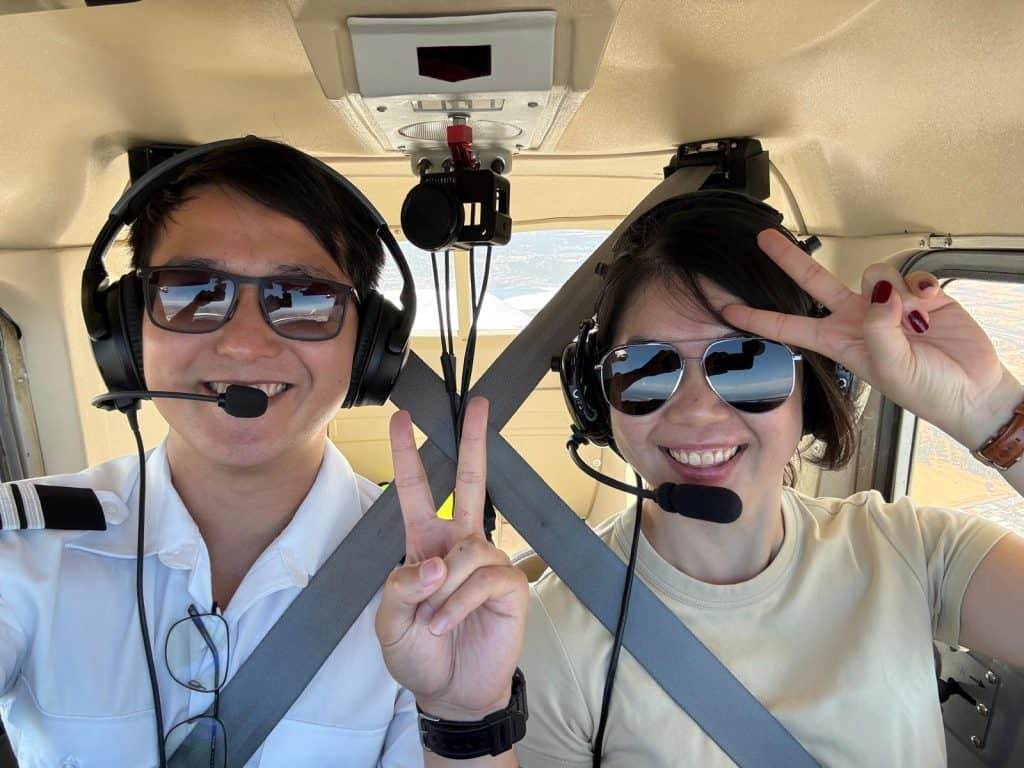 trial introductory flight Perth hands on flying experience cockpit
